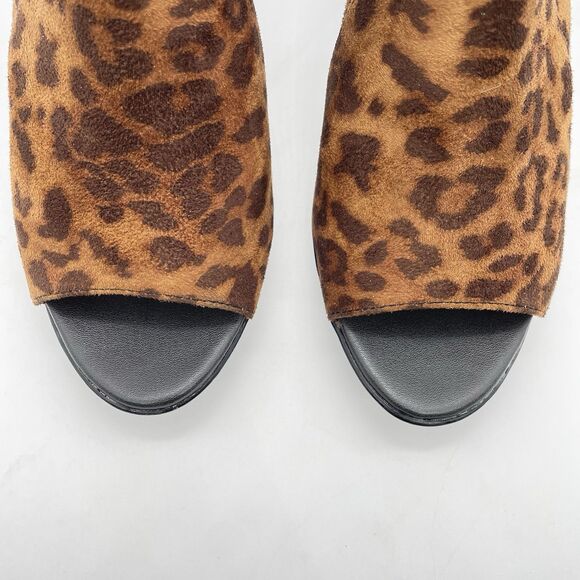 Naturalizer N5 Comfort Danby Peep Toe Ankle Strap Heels Women's 9.5M Animal Prin - Picture 4 of 16